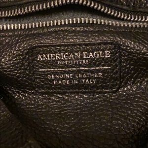 Genuine leather slouchy hobo bag